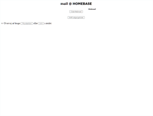 Tablet Screenshot of mail.homebase.dk