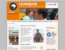 Tablet Screenshot of homebase.mil.nz