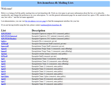 Tablet Screenshot of lists.homebase.dk